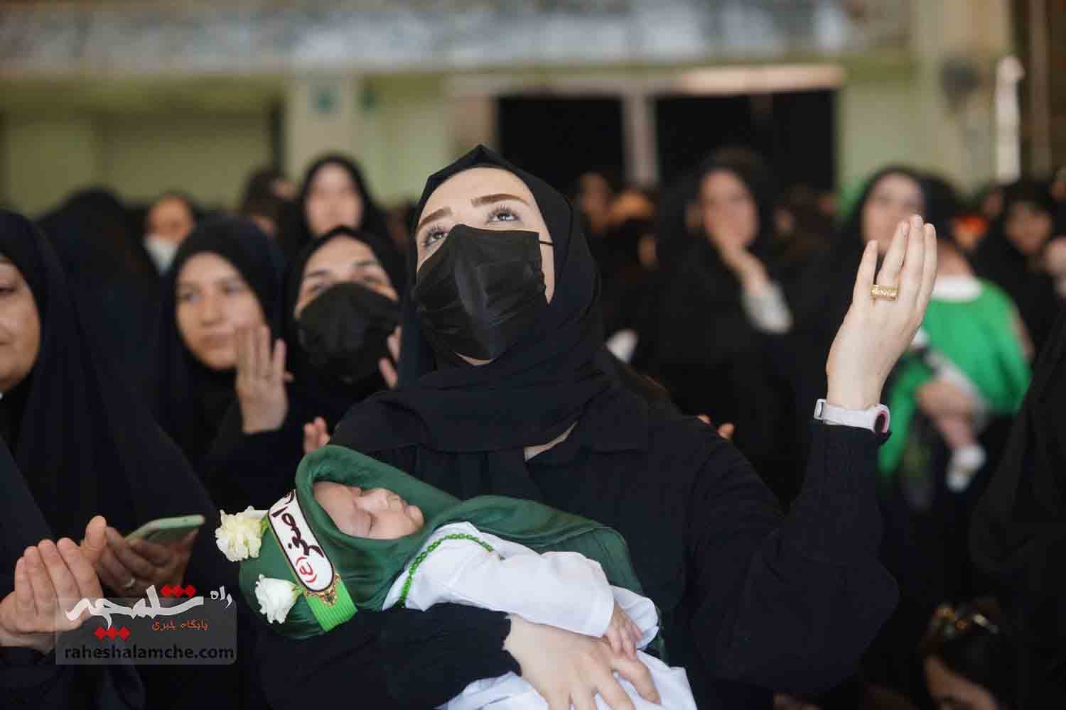 اجتماع بزرگ شیرخوارگان حسینی به یاد کودکان غزه + تصاویر — تصویر 62
