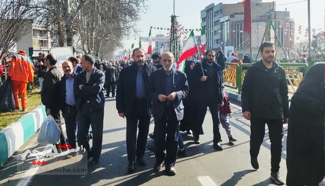 حضور بینظیر مردم ایران در راهپیمایی 22 بهمن 1402 از دریچه دوربین راه شلمچه — تصویر 4