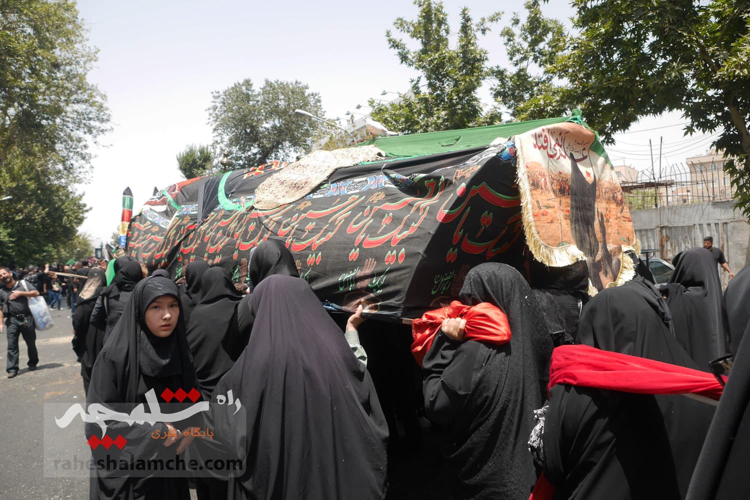 دسته عزادارای خاص در تهران +تصاویر — تصویر 77