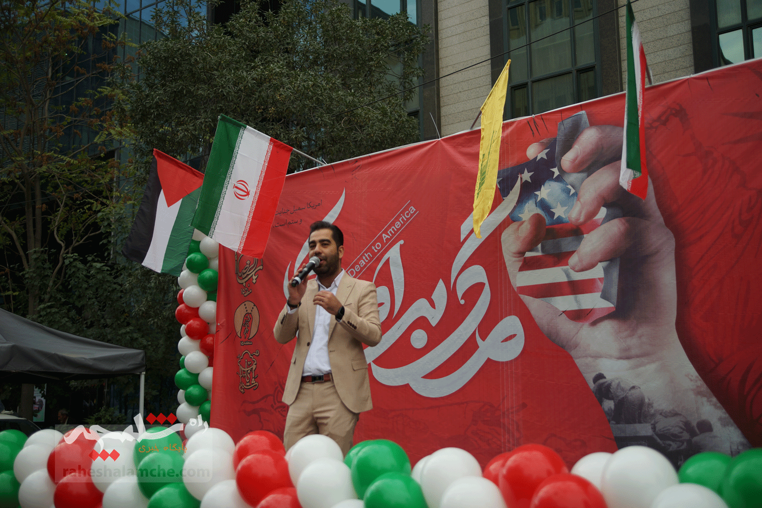 خشم مردم تهران علیه آمریکا و اسرائیل در «یومالله 13 آبان» +تصاویر — تصویر 15