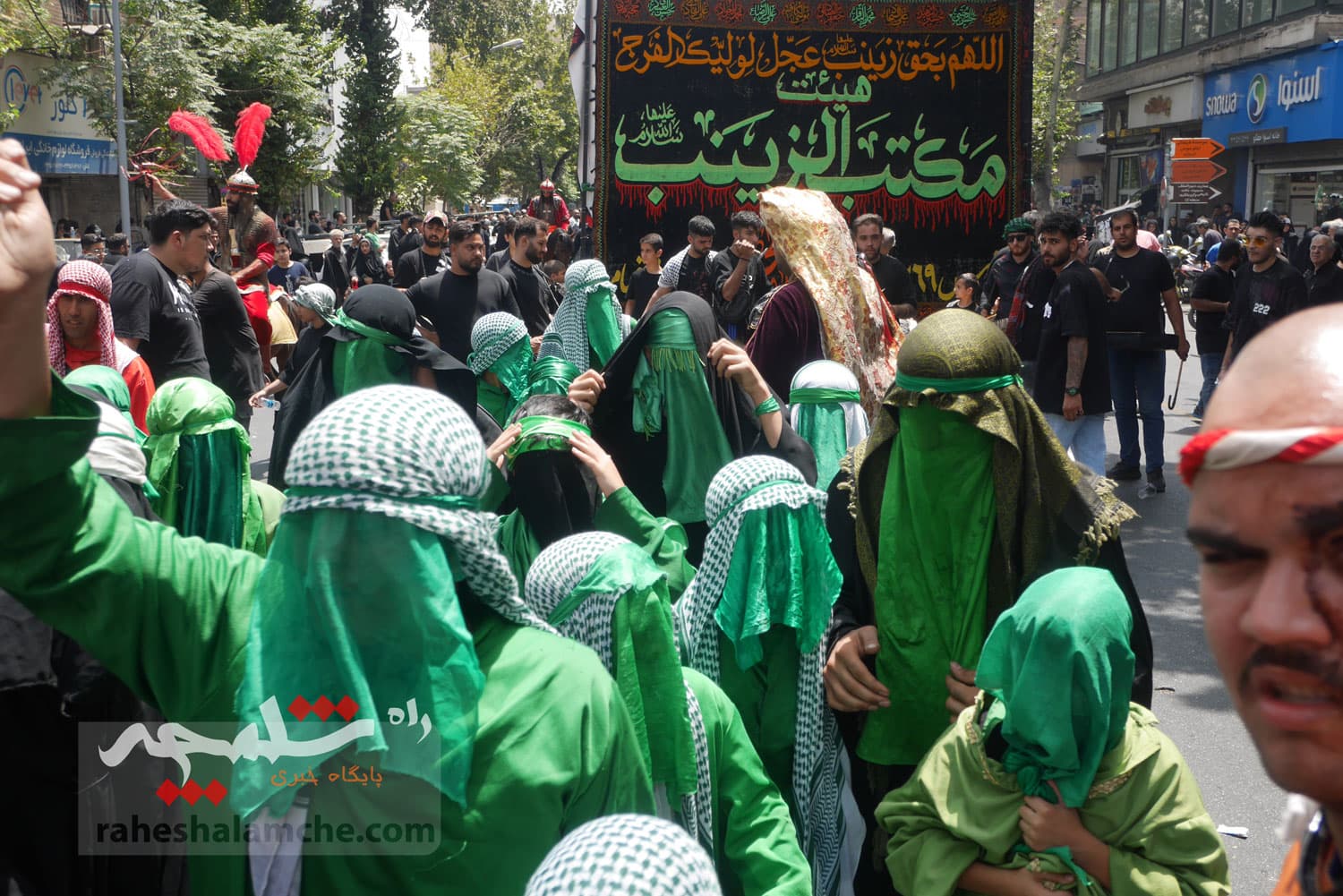 دسته عزادارای خاص در تهران +تصاویر — تصویر 41