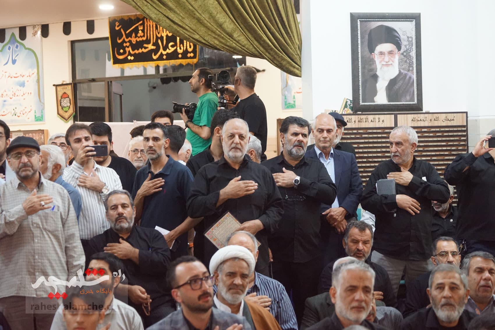 مراسم چهلمین روز شهادت سپهبد غلامعلی رشید برگزار شد +تصاویر — تصویر 64