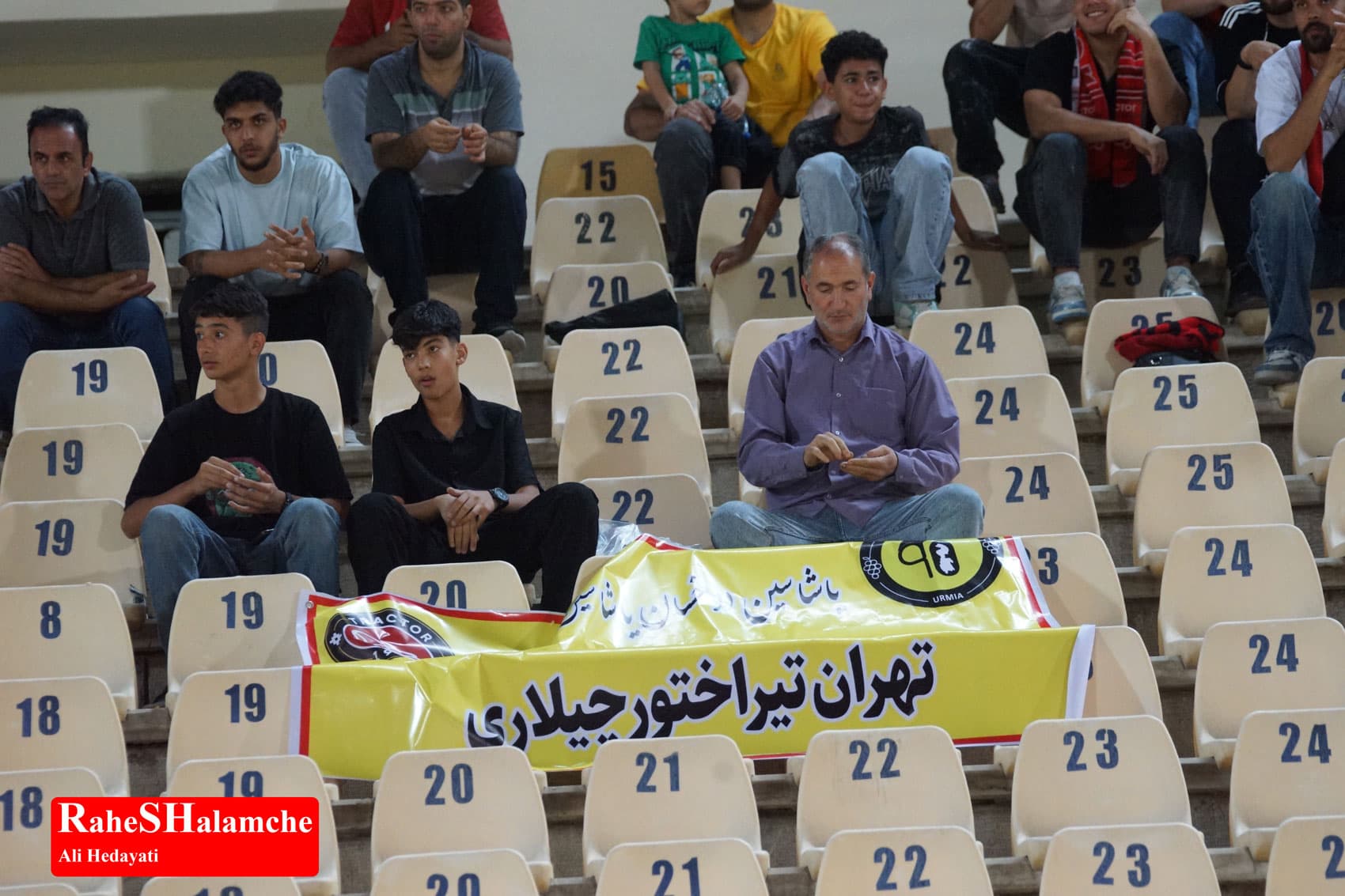 نیروی زمینی بدون 7 بازیکن کلیدی به ارومیه باخت +تصاویر — تصویر 44