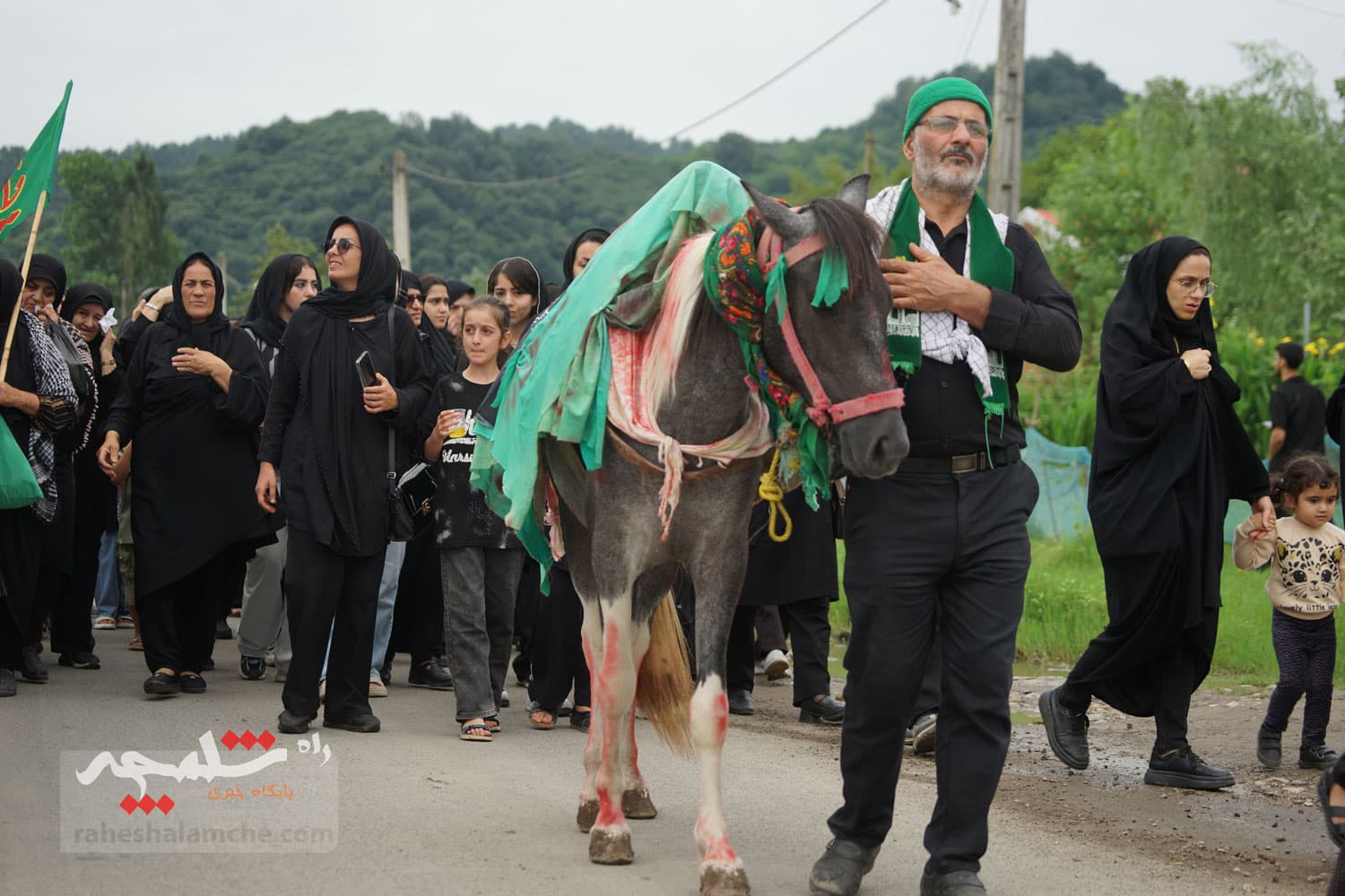 برپایی عاشورایی روستایی در بابل +تصاویر — تصویر 29