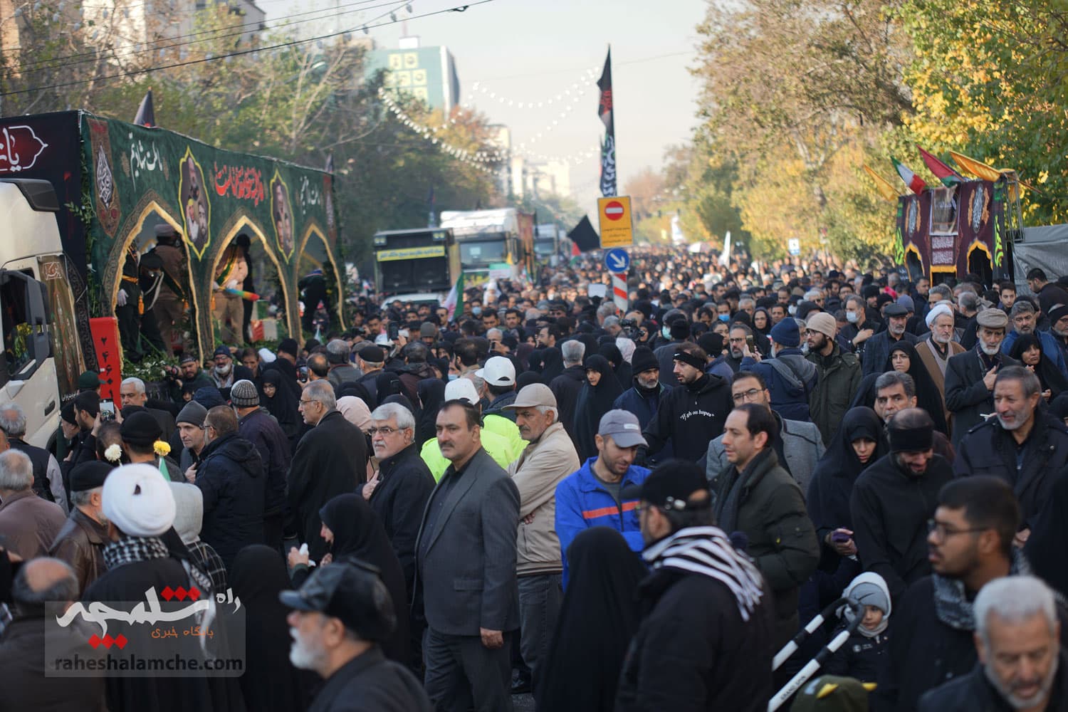 وداع با شکوه مردم ایران اسلامی با شهدای گمنام +تصاویر — تصویر 12