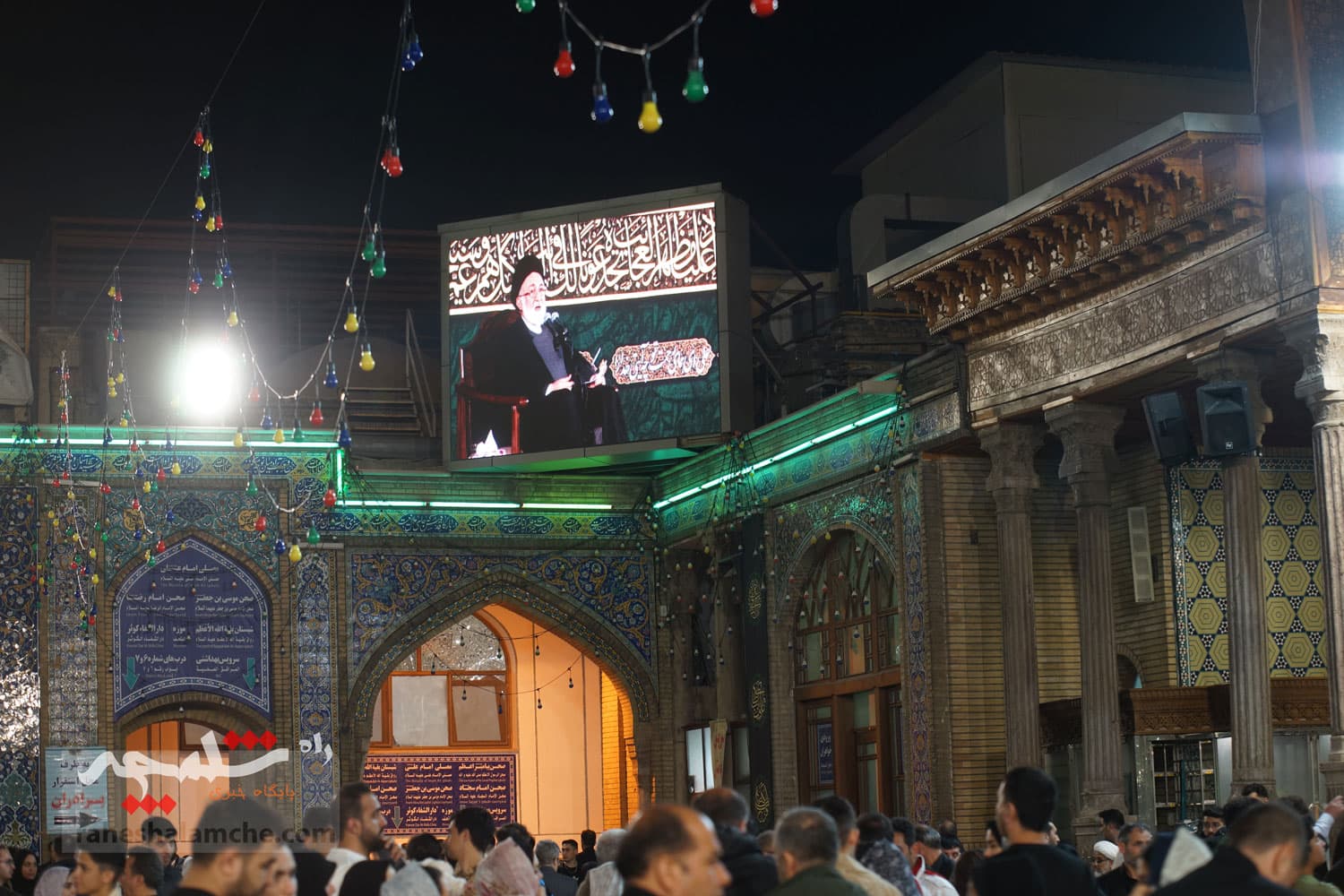 طنین نجوای «الهی العفو» دومین شب قدر در حرم عبدالعظیم حسنی(ع) +تصاویر — تصویر 65