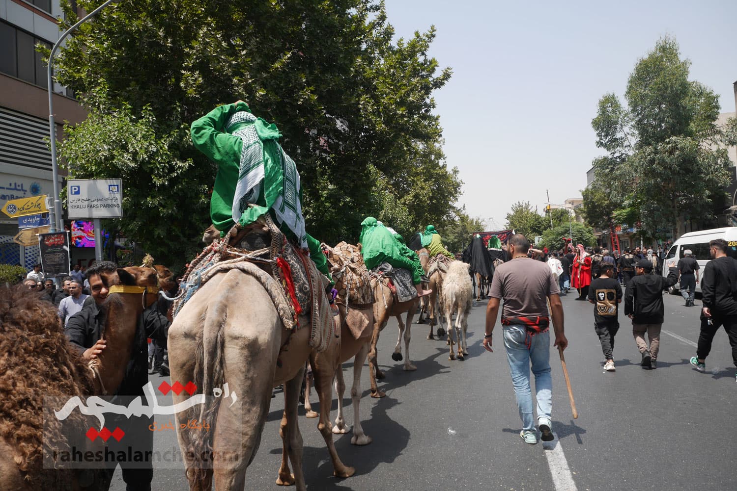 دسته عزادارای خاص در تهران +تصاویر — تصویر 55
