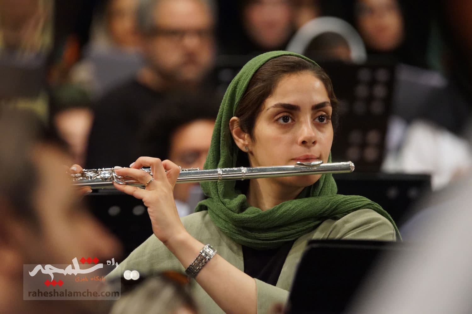 تمرین ارکستر سمفونیک در تالار وحدت تهران +تصاویر — تصویر 51