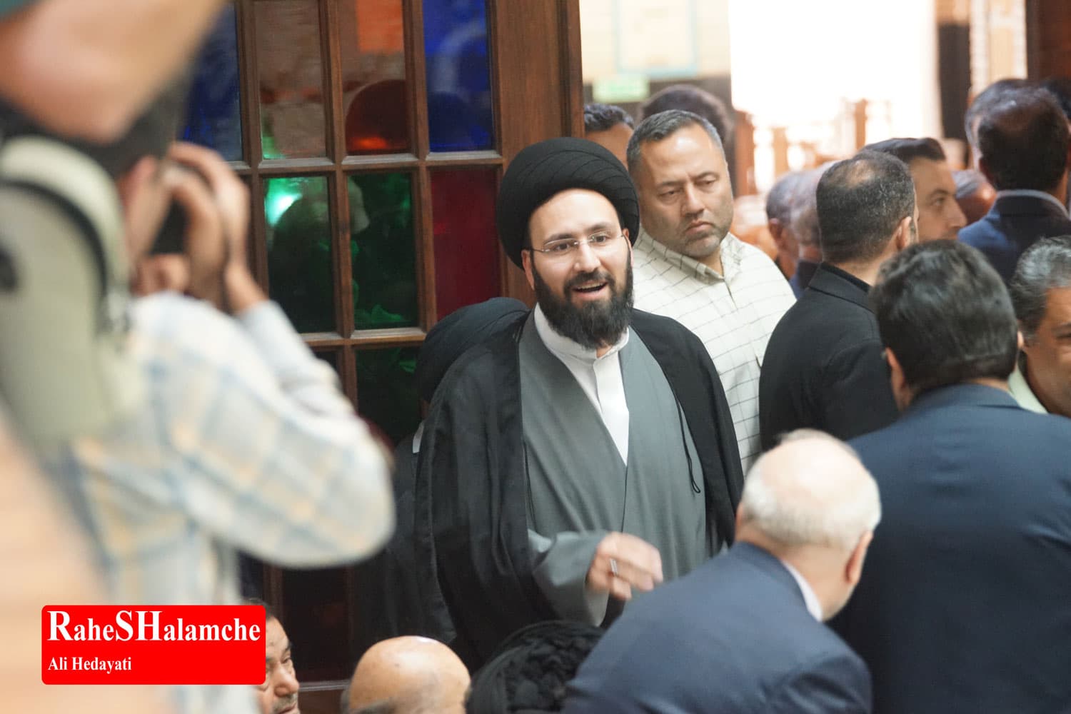 چه کسانی در مراسم ترحیم مادر حداد عادل بودند؟ +تصاویر — تصویر 45