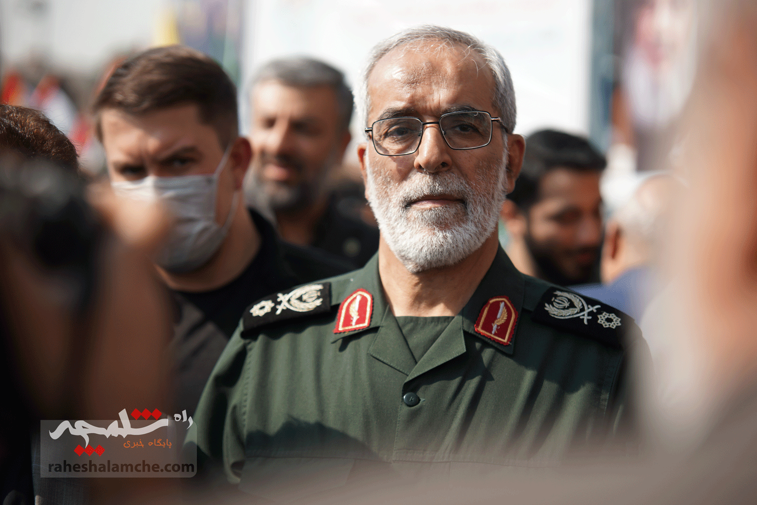 تشییع پیکر سردار شهید نیلفروشان با حضور سردار قاآنانی و مسعود پزشکیان +تصاویر — تصویر 51