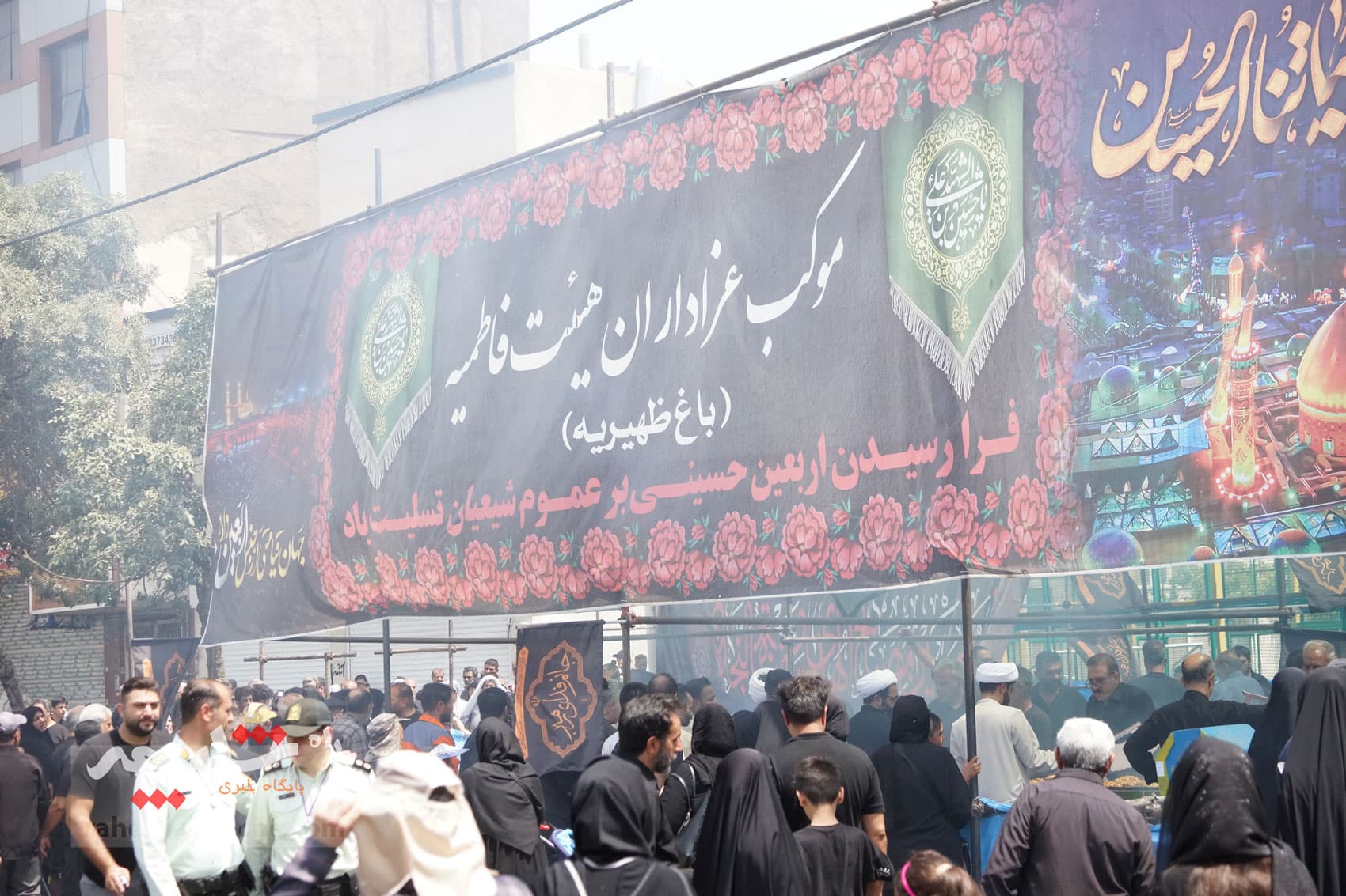 جاماندگان پیاده اربعین حسینی در تهران +تصاویر — تصویر 23