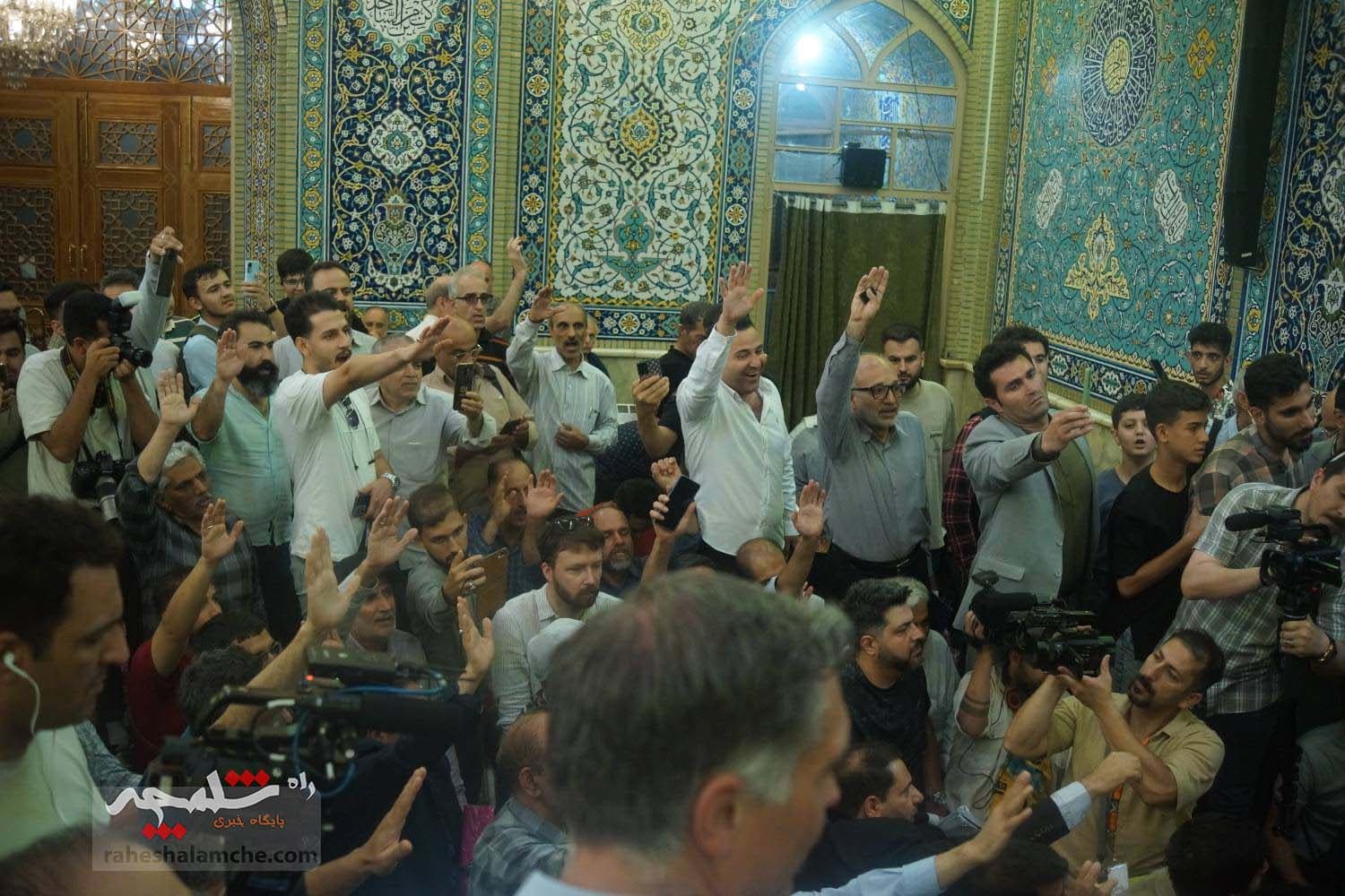 سعید جلیلی به بازار بزرگ تهران رفت +تصاویر — تصویر 14
