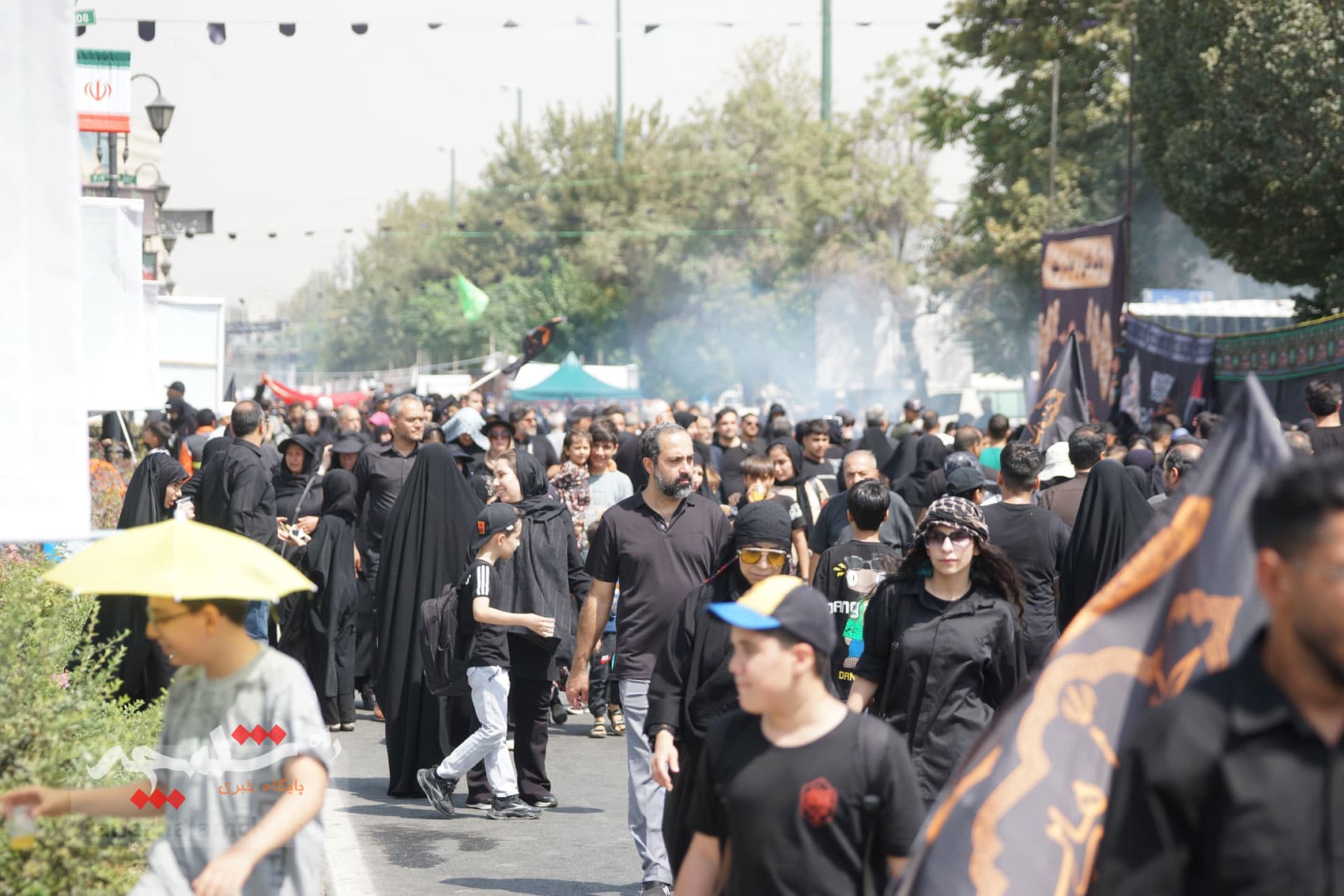 جاماندگان پیاده اربعین حسینی در تهران +تصاویر — تصویر 1