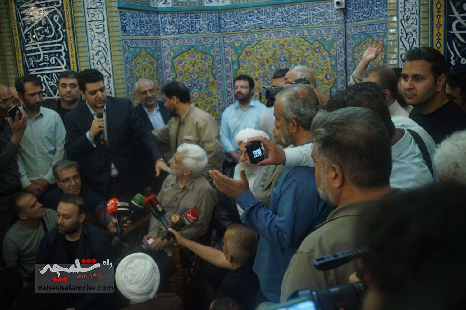 سعید جلیلی به بازار بزرگ تهران رفت +تصاویر — تصویر 32