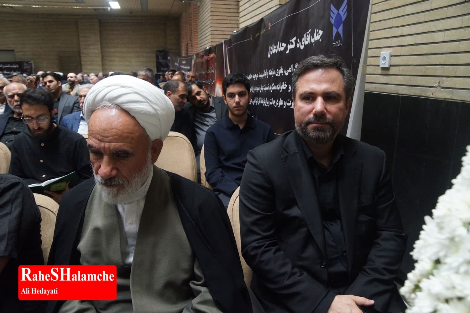 چه کسانی در مراسم ترحیم مادر حداد عادل بودند؟ +تصاویر — تصویر 110