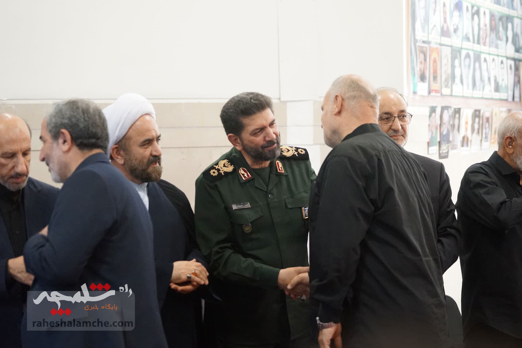 مراسم چهلمین روز شهادت سپهبد غلامعلی رشید برگزار شد +تصاویر — تصویر 83