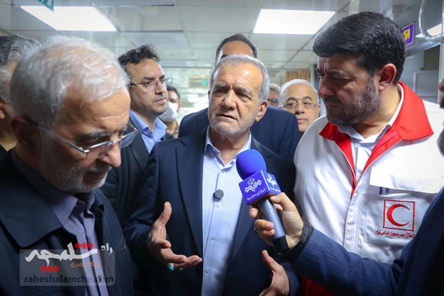حضور پزشکیان در بندرعباس و اسکله شهید رجایی +تصاویر — تصویر 38